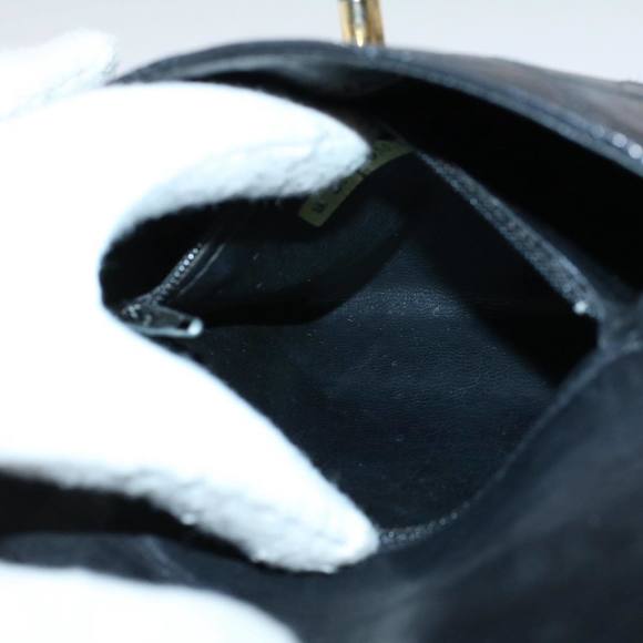 CHANEL Bicolole Chain Waist bag Lamb Skin Black CC Auth ar10853B - Picture 11 of 16